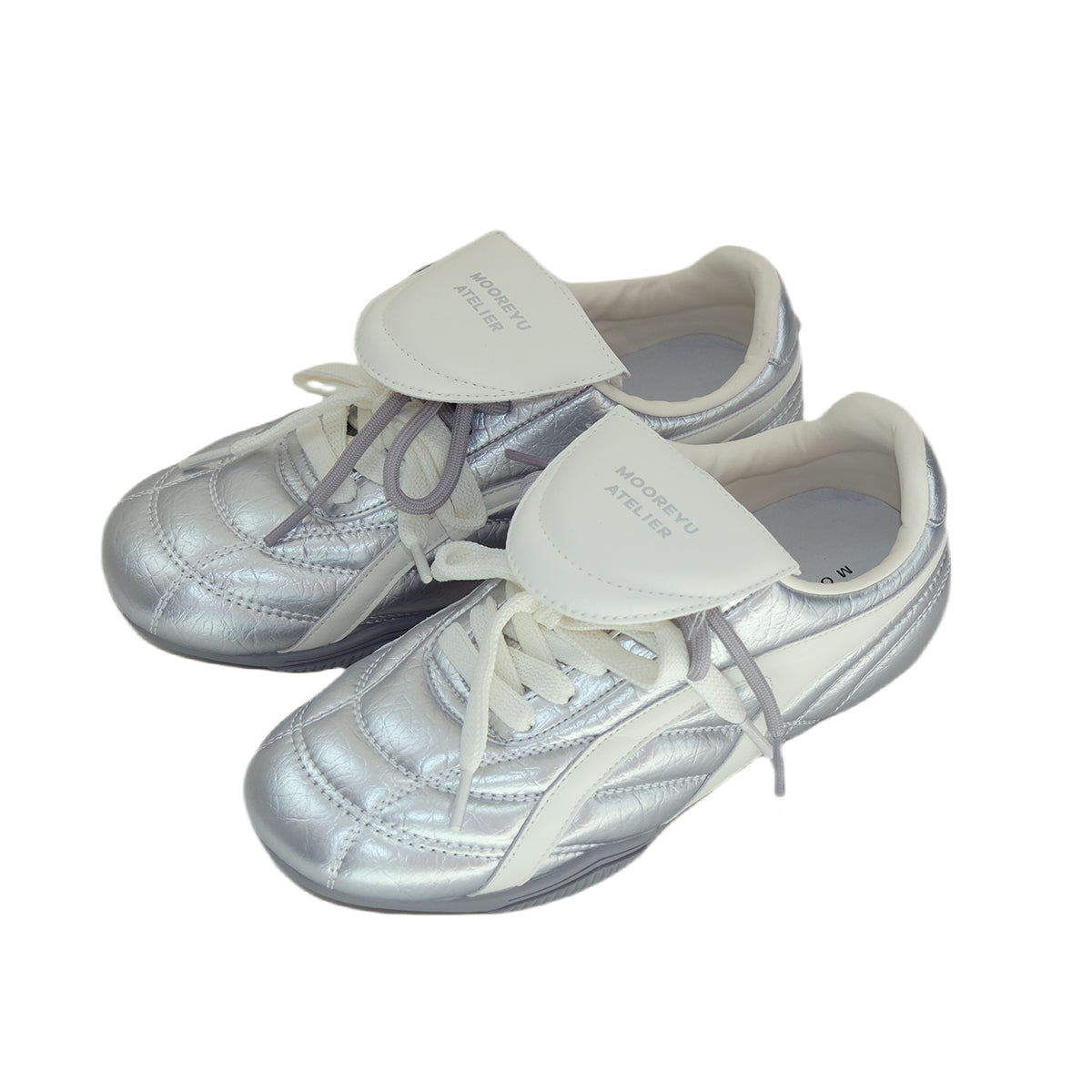 Mooreyu Retro German Training Shoes for Women, Spring/Summer 2025 New Collection, Interior Height Increase, Ugly and Cute Forrest Gump Shoes, Flat Sneakers for Women