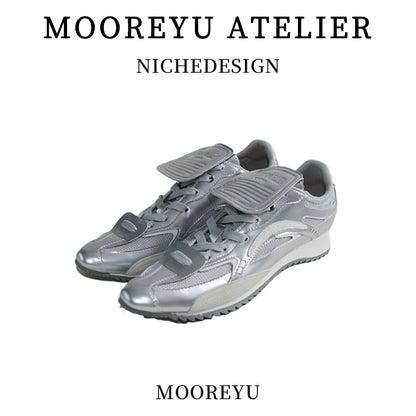 Mooreyu Women's Silver Pointed Heels 2025 | French Style Retro Pumps | Slim Heel Slingback Shoes
